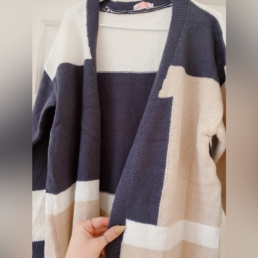 NWT Boutique Colorblock Cardigan
